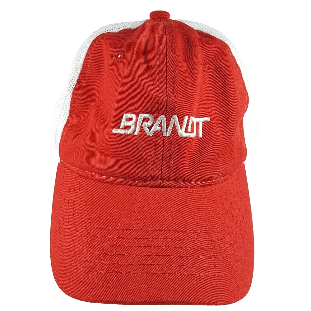 Outdoor Cap Brandt Mesh Trucker Hat Red Cotton Adjustable Promo
